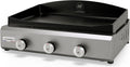 LE MARQUIER plancha, 61,6 x 55,1 x 25,3 cm, Noir/Argent, Amalia 360 INOX