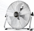 Ventilateur Ventilateurs de sol, Blanc, de sol industriel à grande vitesse, métal robuste de 4000 CFM, inclinaison réglable à 130°