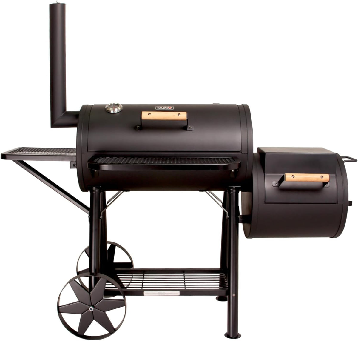 TAINO barbecue à charbon, 90 kg, 110 kg, 3,5 mm, Noir