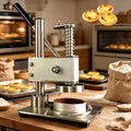 Machine Machines à gaufres et croques, Noir, à tartelettes aux œufs, outil de presse manuelle pour une cuisson facile