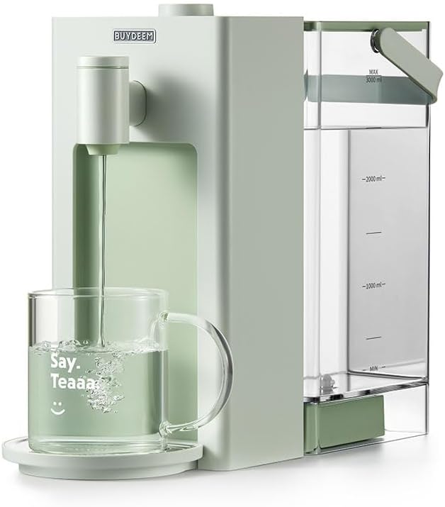 BUYDEEM distributeur d'eau chaude, Noir, S9013 instantanée, chaudière à eau de comptoir et chauffe-eau pour thé