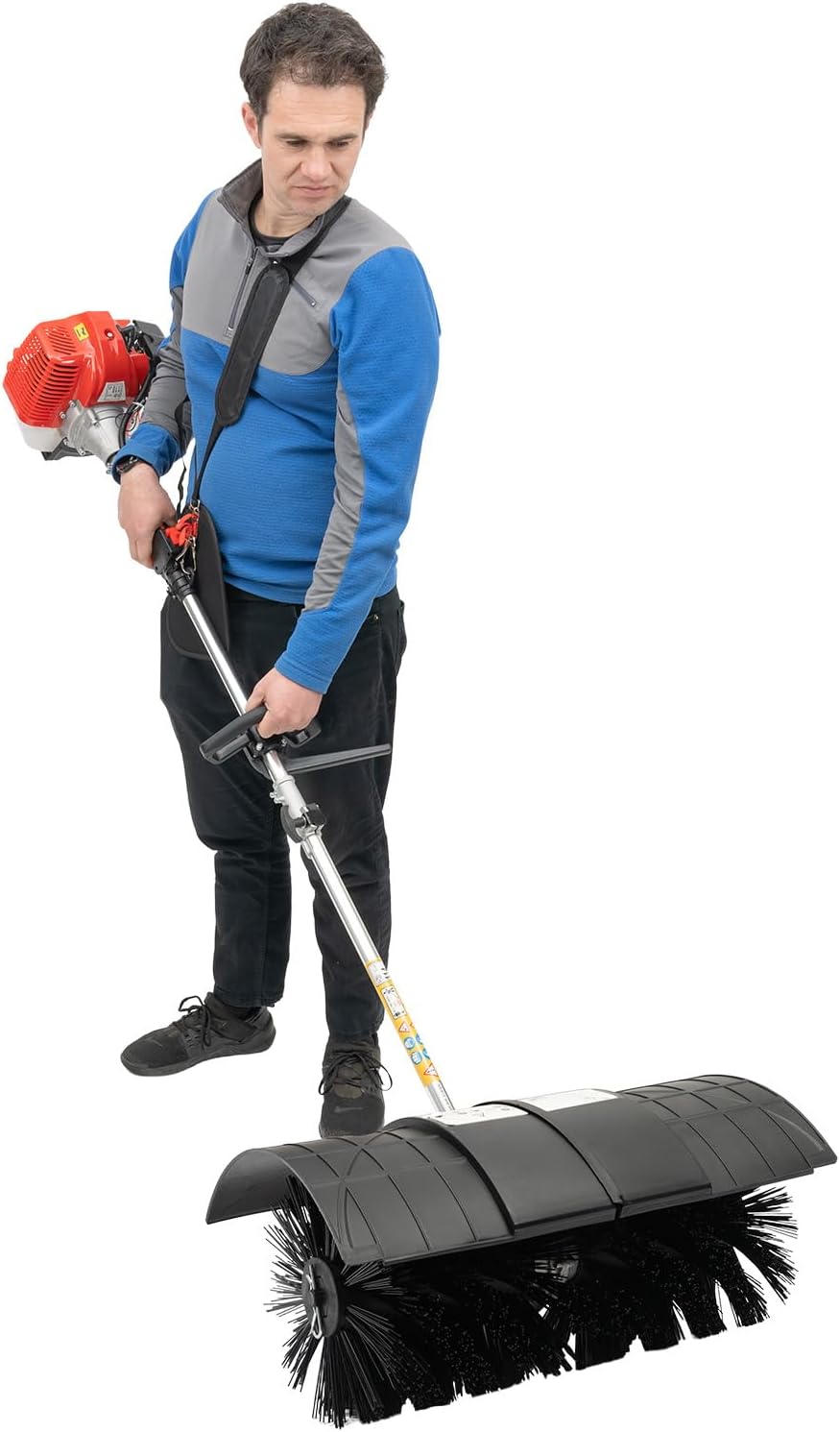 DaiJiubu fraise à neige, 1,7 kW/2,3 ch, Noir, déneigement 52 cc