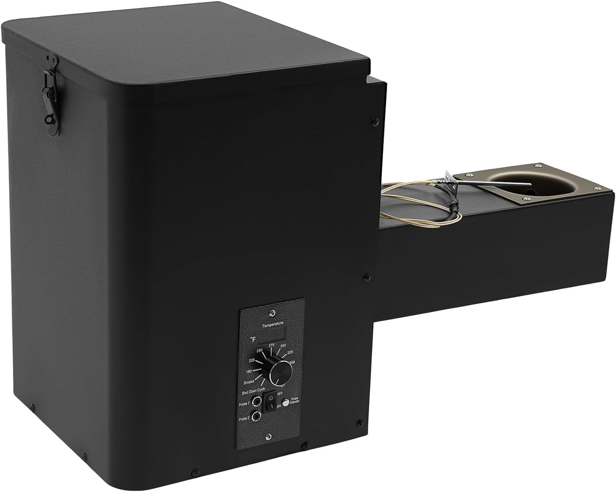 Kit fumoir, type de bouton, 65*35*28 cm, Noir, D'assemblage De Trémie De Électrique À Granulés De Bois