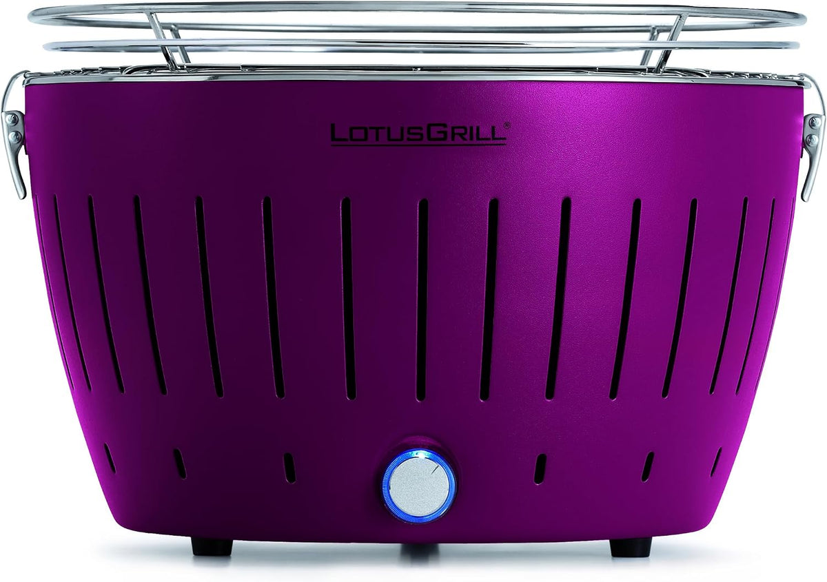 LotusGrill barbecue à charbon, 35 x 26 x 23.4, Prune., Lotus Grill Barbecue nomade Classic Prune 3