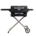 AmazonBasics barbecue à charbon, 600 pouces, Noir/Acier Inoxydable, chariot pliable et carrés de cuisson en noir
