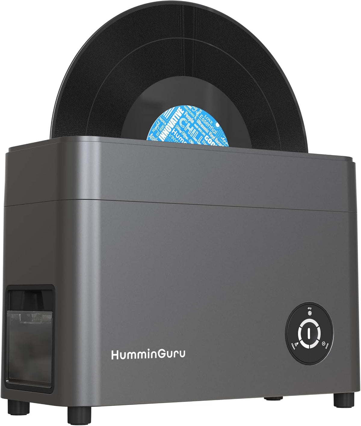 HumminGuru Disques de nettoyage, 350 ML, Noir, filtres à air et à Eau Inclus, 1 an. (HG01)