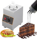 MYUYEE Chauffe-plats, Noir, Distributeur de chauffe-sauce électrique, chauffage alimentaire commercial, 1 grille