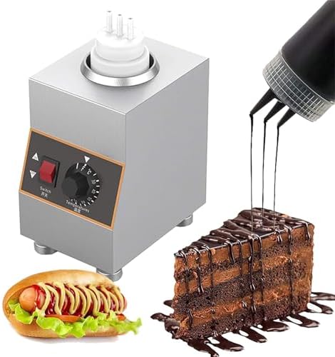 MYUYEE Chauffe-plats, Noir, Distributeur de chauffe-sauce électrique, chauffage alimentaire commercial, 1 grille
