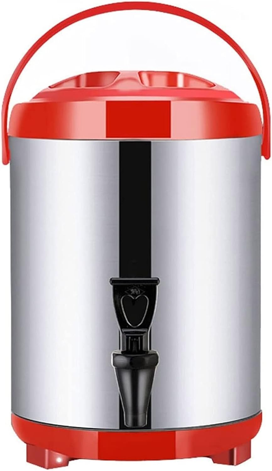 Distributeur distributeur d'eau chaude, 6 L/8 L/10 L/12 L/14 L/18 L/20 L, noir, rouge, Boissons et urne à café, d'eau Chaude Portable Commercial