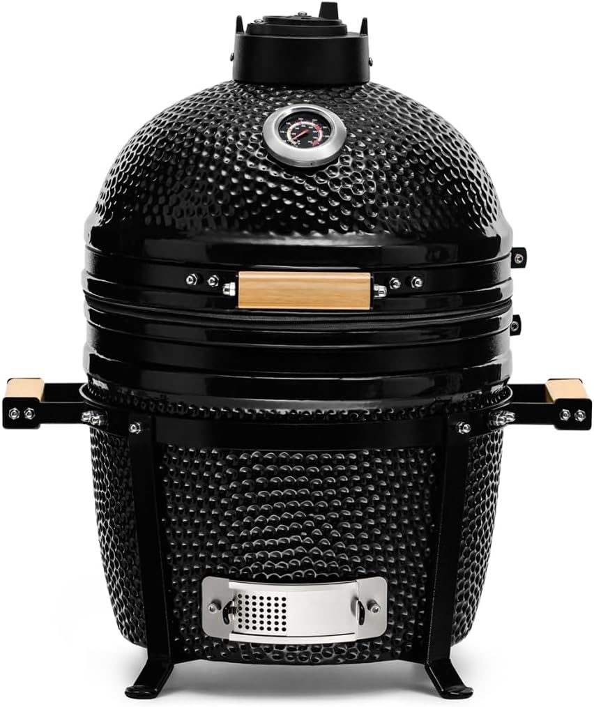 Kamado BONO barbecue à charbon, 40 cm, Noir