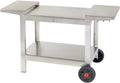 Krampouz plancha, Inox, Type: Chariot, Compatibilité: GGCIA4, Divers: 1 plan de travail, 2 tablettes létarales, 1 tablette basse, 2 pieds / 2 roues