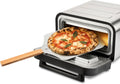 G3 Ferrari Fours à pizza, 1700 W, Noir/Argent, G10204 Pizza Pro 2 minutes, atteint jusqu'à 450 °C, murs froids