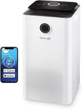 Clean Air Optima Purificateurs d'air, 10 Litres, 40 m, Gris, CA-704 SMARTr Dehumidifier and Air Purifier, Déhumidification Performance up to /Day