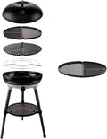 Cadac Barbecues au gaz naturel, 46 cm, Noir/Argent