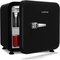 KLARSTEIN bureau, 43 L, 40 dB, Noir, Audrey Evo Mini Frigo - Design Rétro, Silencieux, Thermostat Réglable