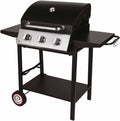 Somagic barbecue à charbon, 55X41CM, Noir/Argent, BARBECUE HARLEM FONTE EMAILLEE