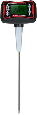 ARTSZY Thermomètres pour barbecue, acier inoxydable + abdos Plastique, Noir/Rouge/Gris/Argent