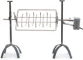 LE MARQUIER Moteurs tournebroches pour barbecue, Argent, Tournebroche À L'Anglaise L80 cm
