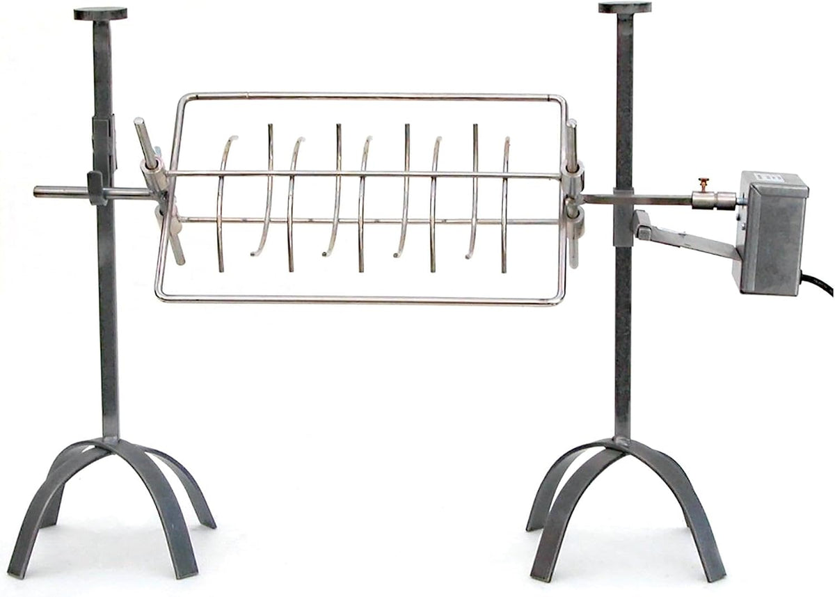 LE MARQUIER Moteurs tournebroches pour barbecue, Argent, Tournebroche À L'Anglaise L80 cm