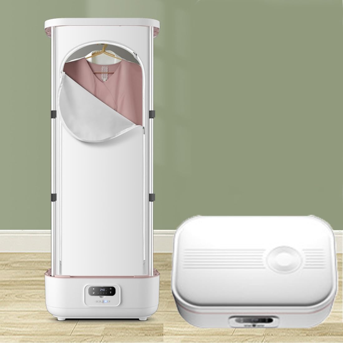 GJBMXSM armoire, 900 W, Blanc, à Vapeur, Sèche-Linge, Machine à Repasser à Vapeur Automatique pour élimination des Rides