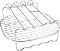 MQPALZKD Brosses-racloirs pour barbecue, 16.7 * 16.5 * 7 cm / 6.57 * 6.5 * 2.7inch, argenté