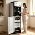 Distributeur Distributeurs d'eau chaude et froide, Noir, d'eau Filtration 4 Étapes, 3 Températures