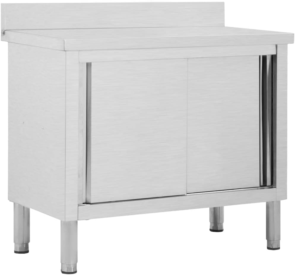 vidaXL armoire, 100x50, Argent