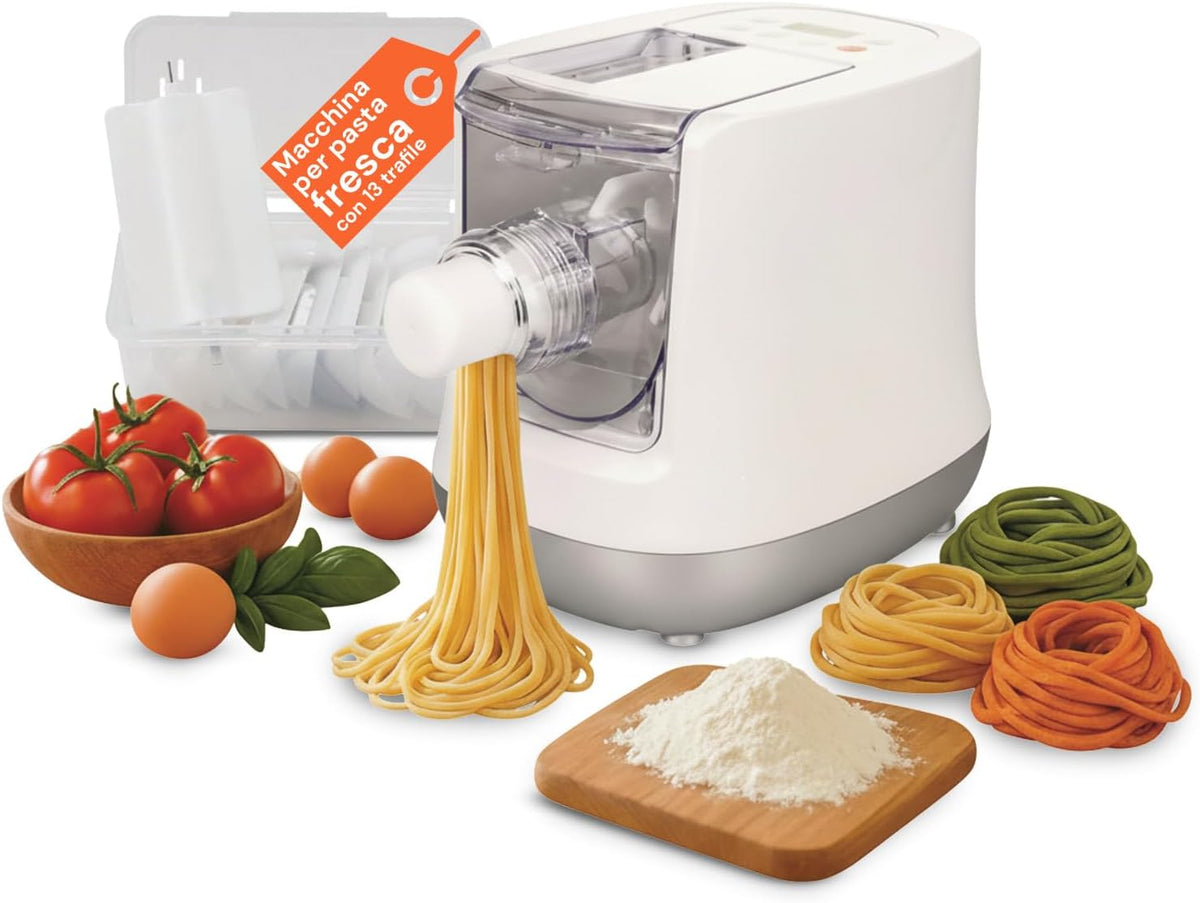 Avilia machine à pâtes, 500 g, Noir, facile à utiliser et à nettoyer
