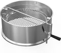 onlyfire Grilles de cuisson, 57 cm, Argent/Noir, Grille de Charbon pour Weber