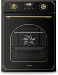 KLARSTEIN four encastrable, 45 cm, 49 L, Noir/Or, Elizabeth Slim, 9 Fonctions, Minuterie Numérique, Nettoyage Vapeur