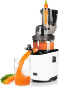 Kuvings Extracteurs de jus à vis simple, Blanc, Extracteur de jus REVO830, Double embouchure, Découpe automatique