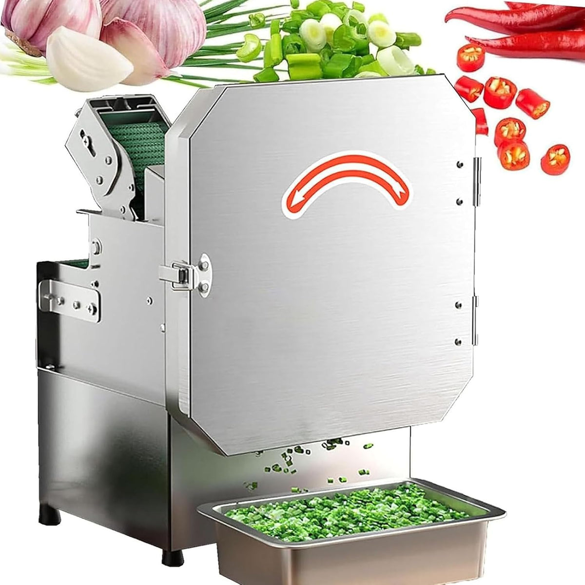 Coupe trancheuse électrique, 280 x 260 x 380 mm, 200 W, 220 V, 300 W, 500 G, Argenté, -légumes Professionnel