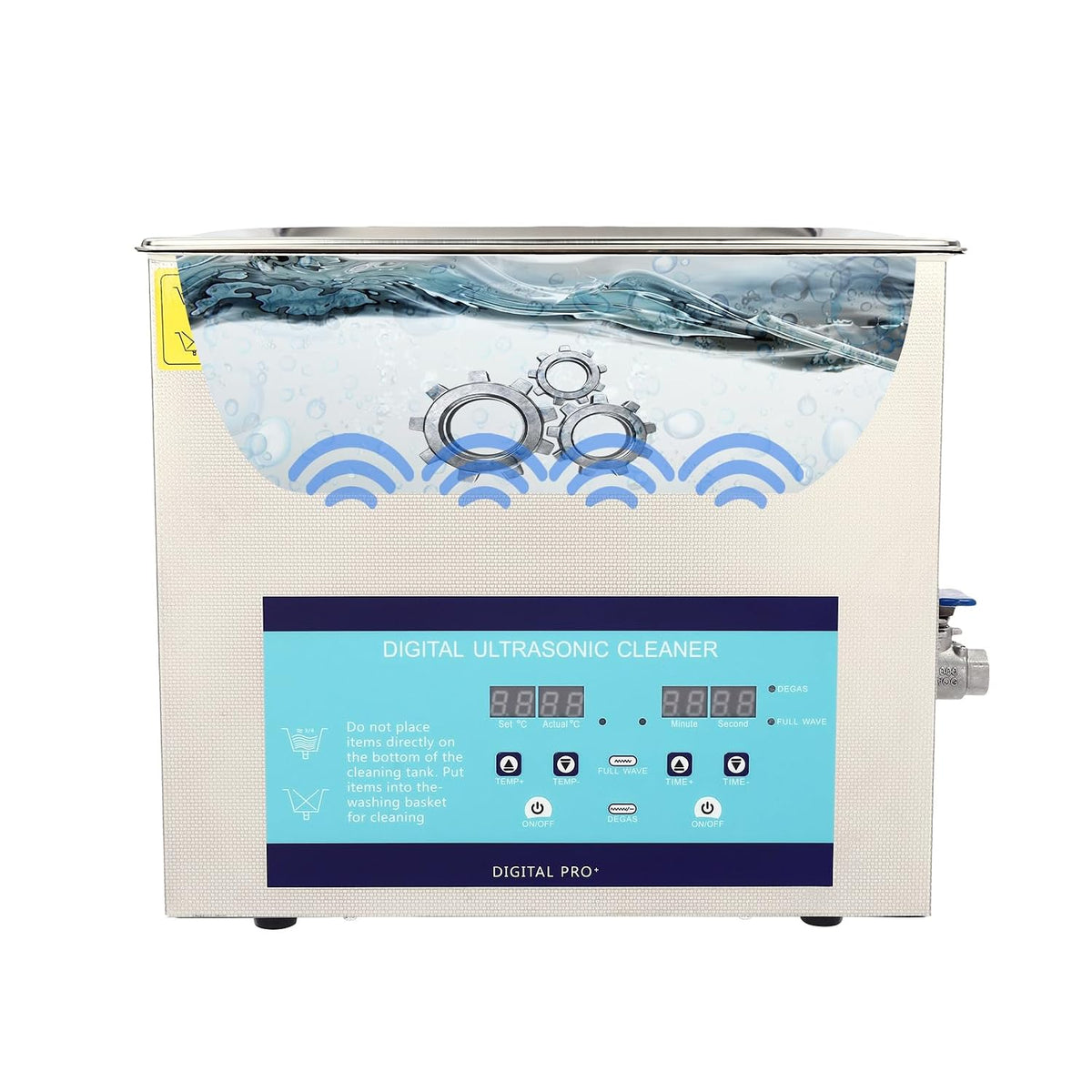 Bathrena Fournitures pour le nettoyage du laboratoire, TH-SPQXJ-40A, 33 x 26,4 x 28,7 cm., CA 200-240 V, 50 Hz, argenté
