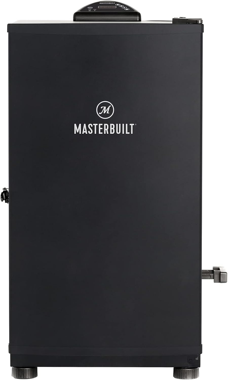MasterBuilt fumoir, 76,2 cm, 710 pouces, Noir, ® numérique électrique vertical de avec chargeur latéral de copeaux de bois