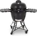 PIT BOSS barbecue à charbon, 52 cm, 134 x 77 x 120 cm, Noir, - Kamado Céramique Grille Ø