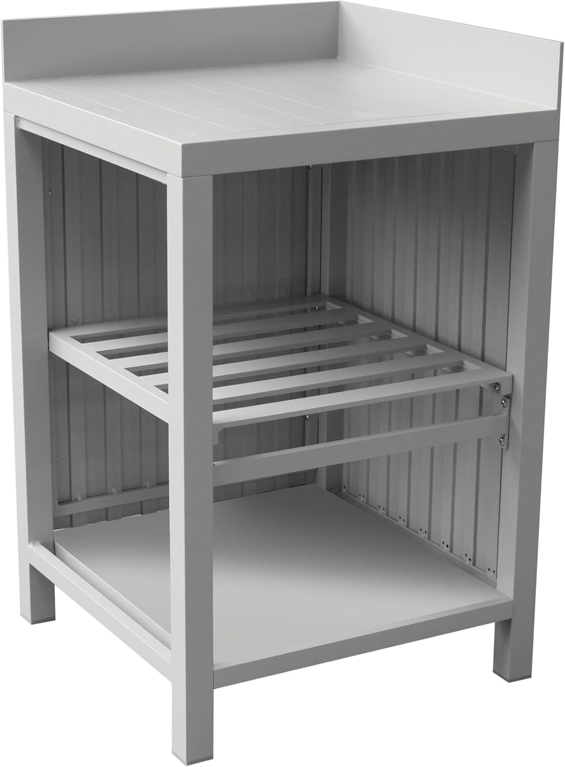 Tables de préparation des aliments Gruppo Maruccia, base 61 x profondeur 61 x hauteur 100 cm, 60 cm, Gris