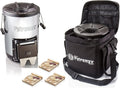 Petromax Réchauds, Argent/Noir, RF33 Rocket Stove Set - Met Opbergtas En 3x Vuurkit