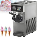 UORDBY sorbetière, 450 W, Gris, Professionnelle, Machine à Glace à l'italienne Mono-Parfum avec pré-Refroidissement