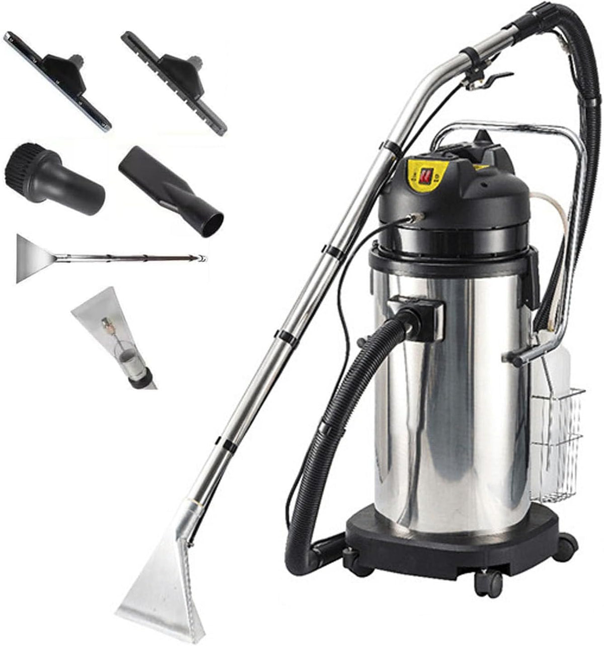 BEESOM nettoyeur de tapis, 70-75 dB, 20 L, 30 L, Gris, Shampouineuse Canape Tapis, Autolaveuse Professionnelle