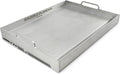 Grillrost.com Das Original plancha, Argent, géante XXL Griddle pour Les barbecues à gaz - Ne Faites Pas de compromis !