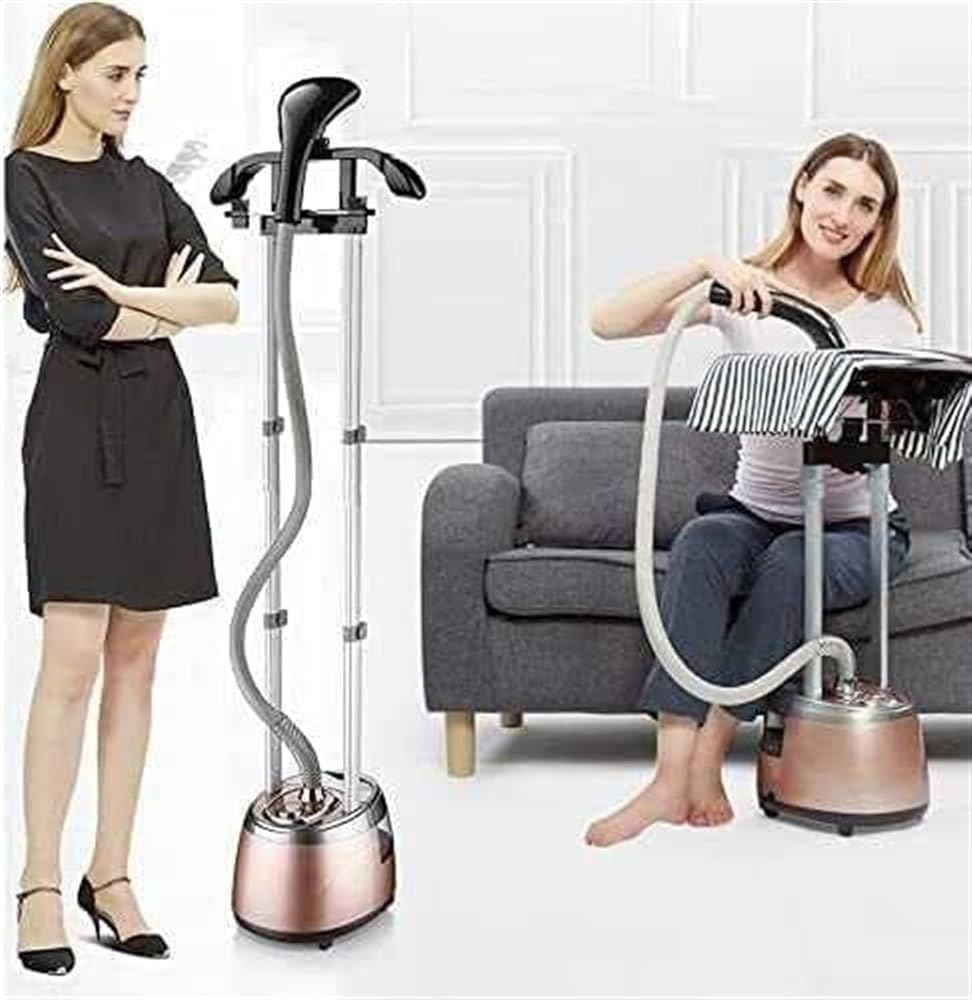 MZBDYYF défroisseur vapeur, 1,7 L, Noir, professionnel, planche à repasser, suspendre les vêtements