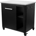 cozze Cuisines d'extérieur, 100 kg, Noir/Blanc, Table de Cuisine Extérieure ® - Plan de Travail en Acier Inoxydable