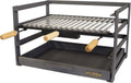 IMEX EL ZORRO fumoir, 57 x 41 x 35 cm, Noir, 71478.0 tiroir Barbecue avec grille