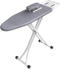 Cette Table à repasser, Métal., Noir, d'un Cintre Compact et d'un système de Rangement Facile à Utiliser