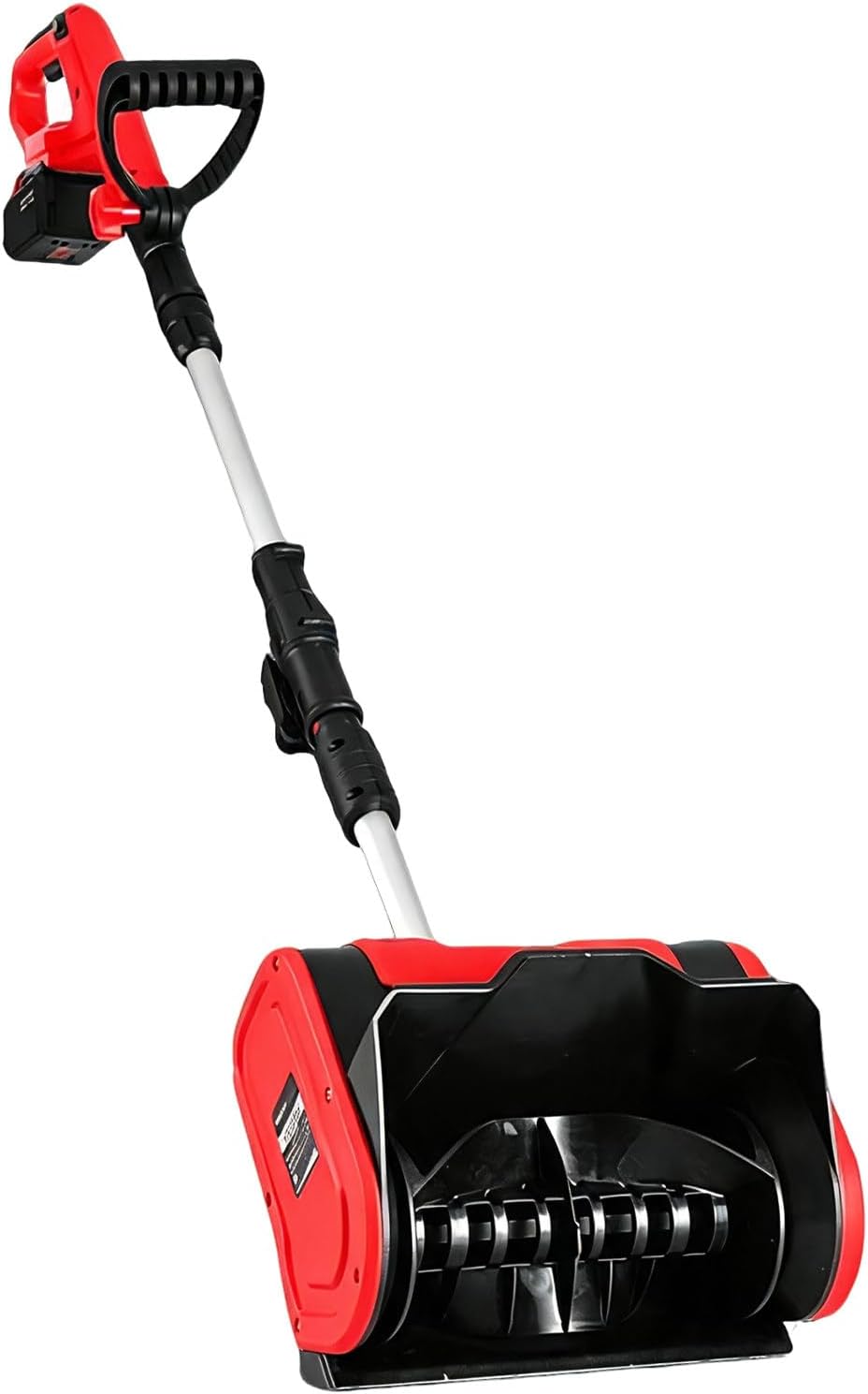 LURECAQING fraise à neige, 21 V, 21 V, 3.0AH, 33 cm, 13 cm, ABS, alliage d'aluminium, Rouge, sans Fil électrique -Red
