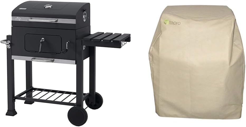 Tepro barbecue à charbon, Anthracite/Beige