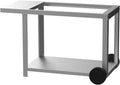 LE MARQUIER barbecue à charbon, Gris/Noir, Chariot Barbecue Irissarry INOX