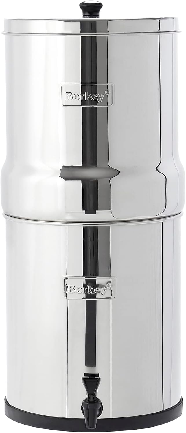Berkey Filtres pour systèmes apparents, 8 l, Argenté/Noir