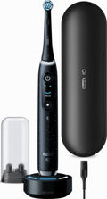 Oral-B Rotatives, Noir, iO Série 10 Brosse À Dents Électrique, Se Connecte à L'Application Mobile, Technologie Magnétique iO