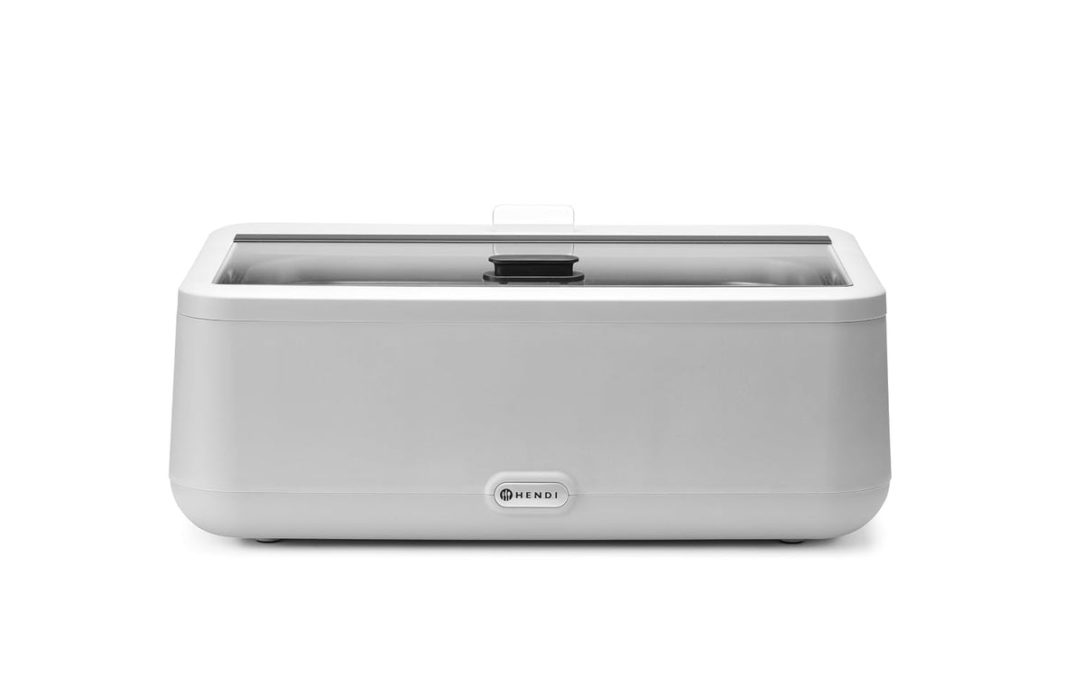 HENDI Chauffe-plats, 12,5 L, 240 V, 700 W, 607x402, 245 mm, Blanc, Chafing dish électrique UNIQ pour buffet, aluminium
